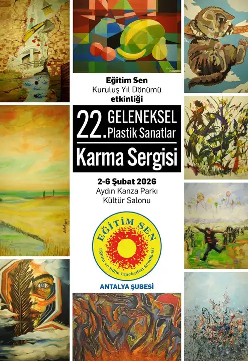 Eğitim Sen Antalya 31. Yılı Sanatla Kutladı! 2